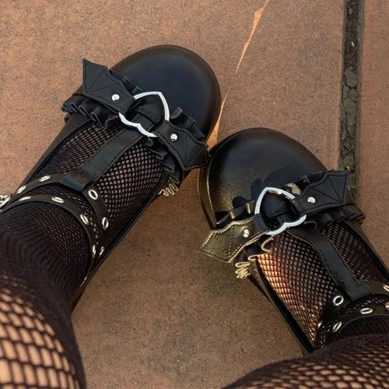 รองเท้าส้นเตารีดแบบมีสายรัดรูป - Women'S Fashion Shoes บทวิจารณ์และราคา