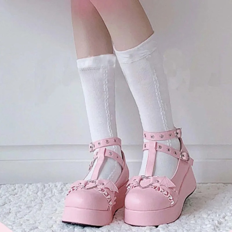 รองเท้าส้นเตารีดแบบมีสายรัดรูป - Women'S Fashion Shoes บทวิจารณ์และราคา