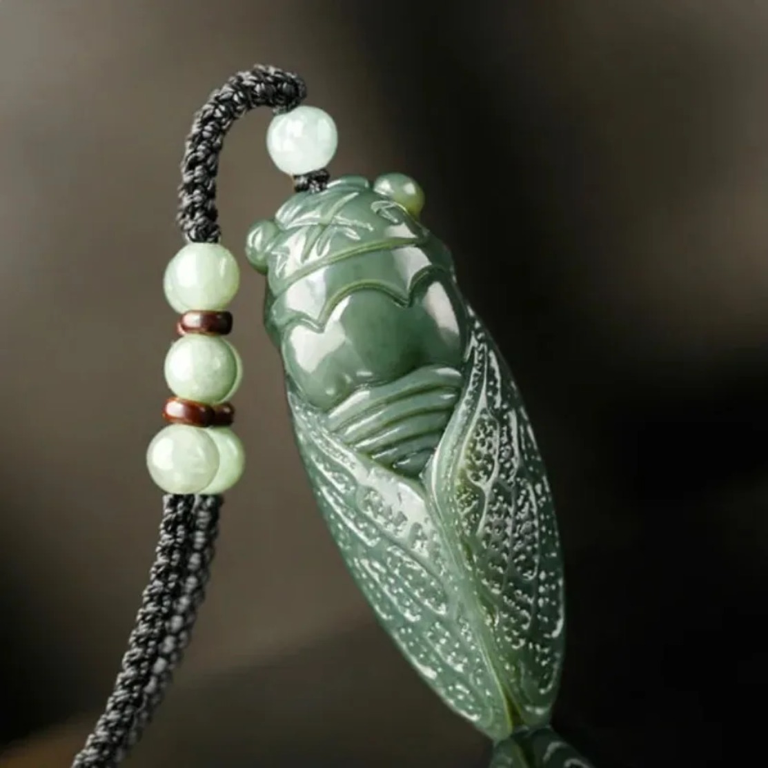 หยกธรรมชาติHetian Cicadaลูกปัด - Women'S Fashion Jewellery บทวิจารณ์และราคา