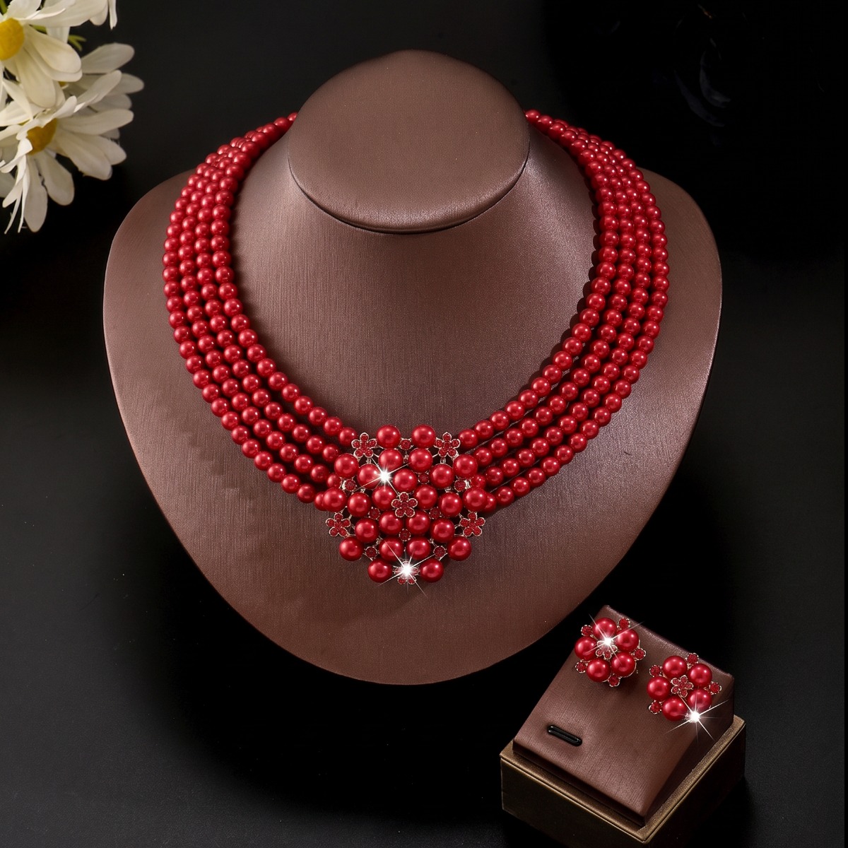 ชุดเครื่องประดับไข่มุกหลายสายป - Women Fashion Photoshoot บทวิจารณ์และราคา
