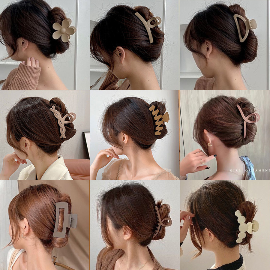 ผู้หญิงผม Claw คลิปเกาหลีกาแฟ  - Women'S Fashion Korea บทวิจารณ์และราคา