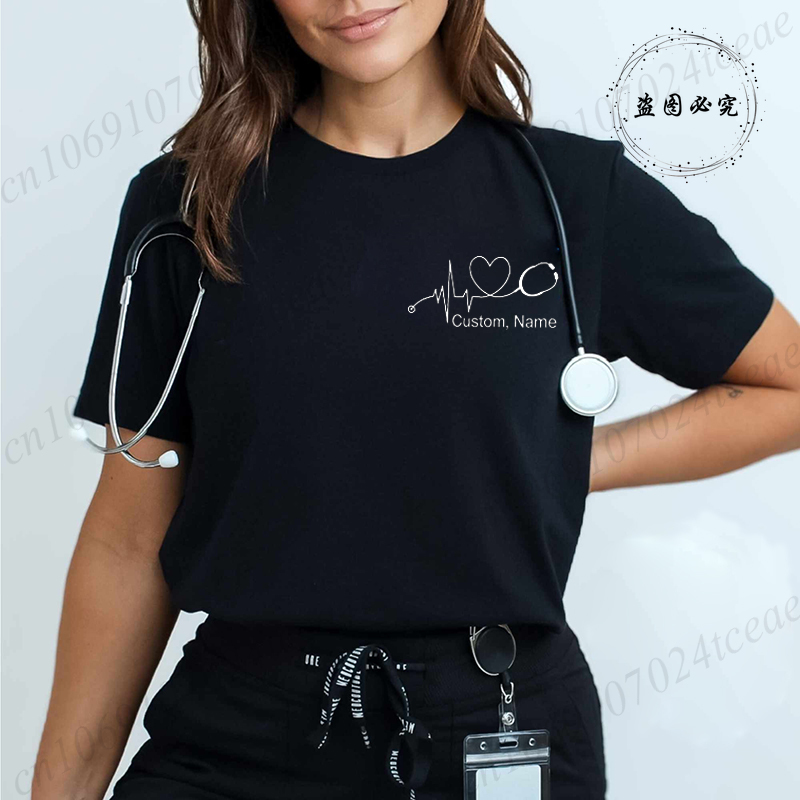 เสื้อพยาบาลพิมพ์ลายตามสั่ง พร้ - Women Fashion Names บทวิจารณ์และราคา