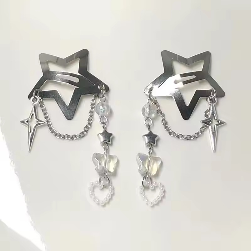 กิ๊บติดผมรูปดาวห้าแฉกแบบใหม่สไ - Women'S Fashion Korea บทวิจารณ์และราคา