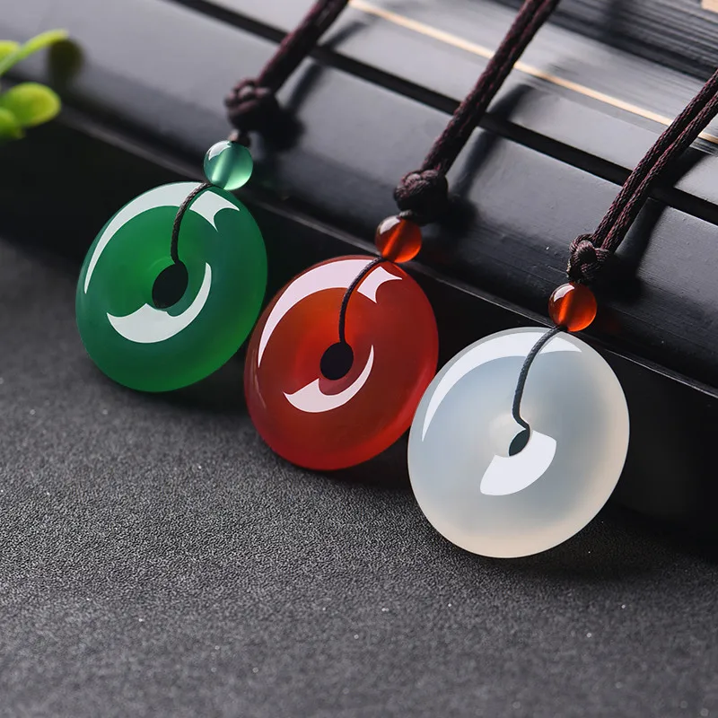 ธรรมชาติMulticolorหยกDonutจี้ส - Women'S Fashion Jewellery บทวิจารณ์และราคา