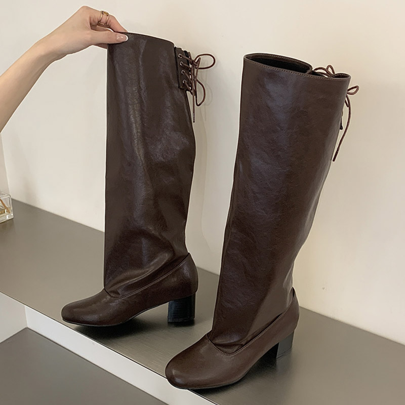 รองเท้าบูทแฟชั่นฤดูหนาวปี 2027 - Women'S Fashion Knee High Boots บทวิจารณ์และราคา