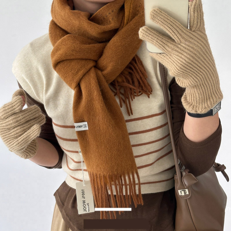 Elegant คุณภาพดี 100% ผ้าพันคอ - Women'S Fashion Korea บทวิจารณ์และราคา