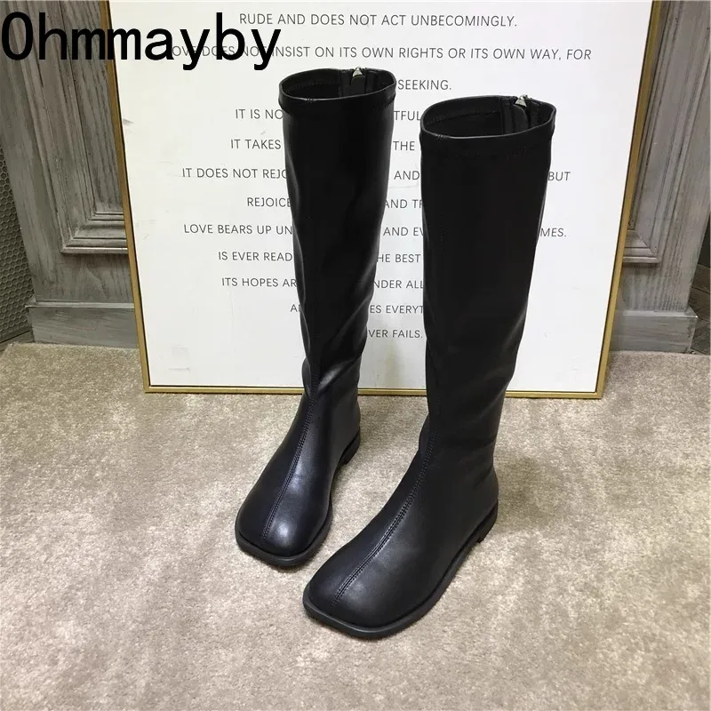รองเท้ารองเท้าบูทยาวถึงเข่าแฟช - Women'S Fashion Knee High Boots บทวิจารณ์และราคา