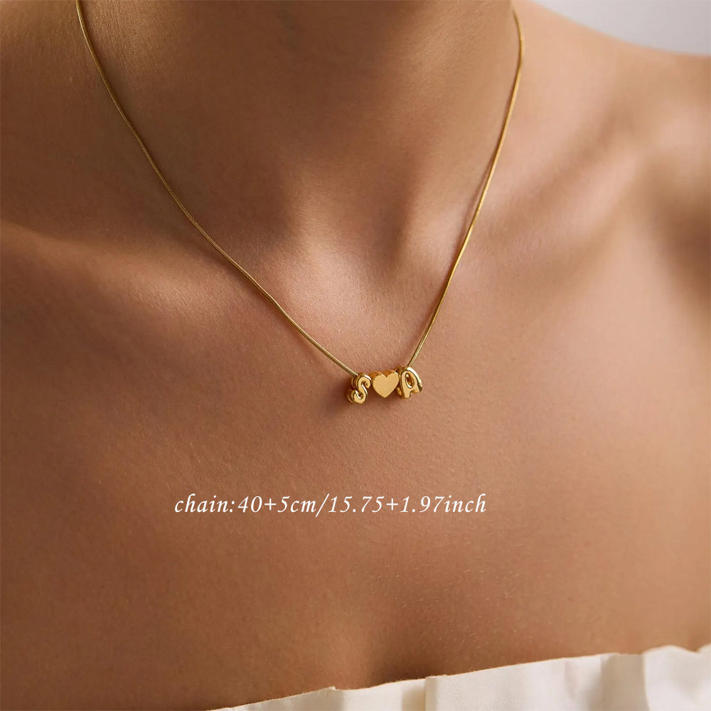 สร้อยคอจี้รูปหัวใจ 3 มิติ พร้อ - Women Fashion Names บทวิจารณ์และราคา